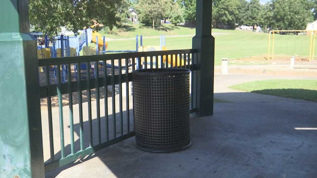 Loaded Gun Left In Page Park Trash Can In Sand Springs