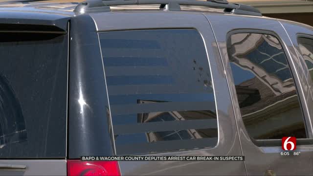 BAPD, Wagoner County Deputies Arrest Car Break-In Suspects 