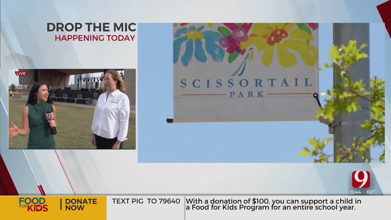 WATCH: Scissortail Park Prepares For 2nd Anniversary Concert, OKC Mayor Holt To 'Drop The Mic'