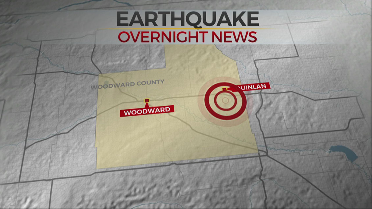 Overnight Earthquake Rattles Woodward County 
