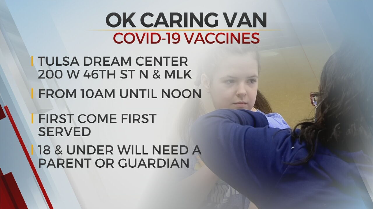 Oklahoma Caring Van Offers Free COVID-19 Vaccines In Tulsa