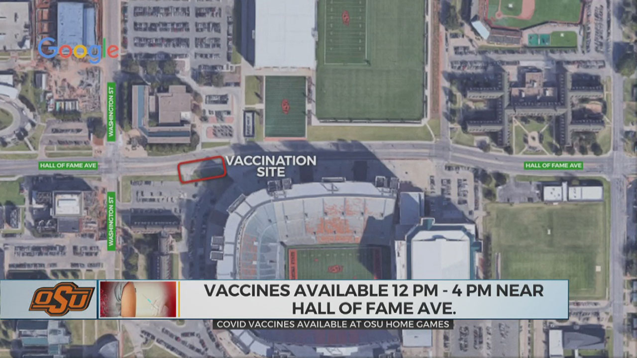 Oklahoma State To Provide Vaccination Clinic At Football Game Saturday
