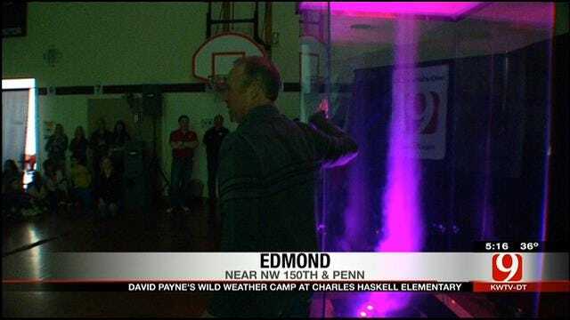 David Payne's Wild Weather Camp Visits Haskell Elementary School In Edmond, Part II