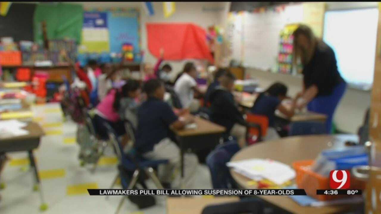 OK Lawmakers Pull Bill Allowing Suspension Of 8-Year-Olds