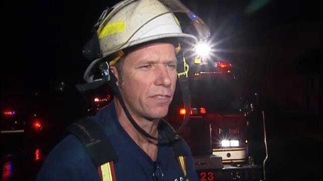 WEB EXTRA: Tulsa Fire District Chief Roger Williams Talks About The Fire