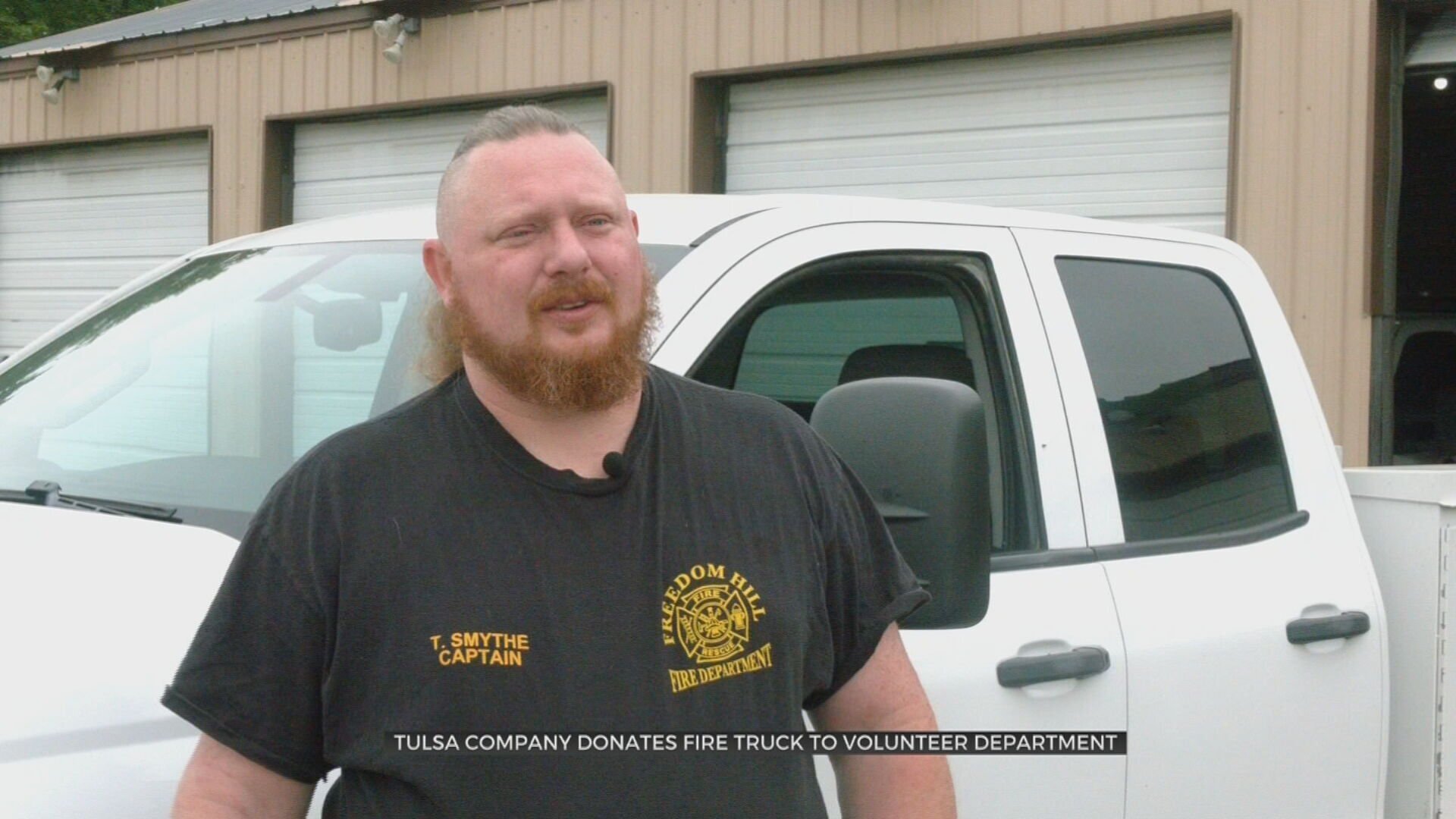 Tulsa Company Donates Truck To Freedom Hill Volunteer Fire Department 