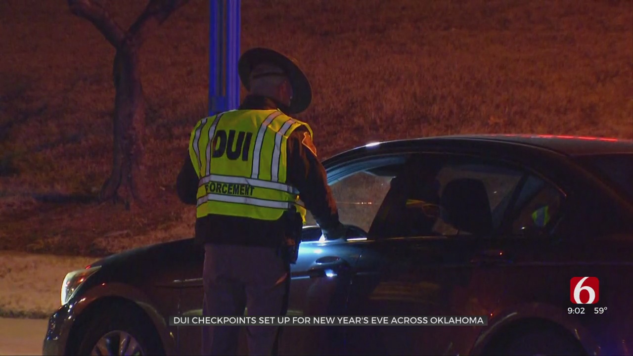 DUI Checkpoints Set Up For New Year's Eve Across Oklahoma