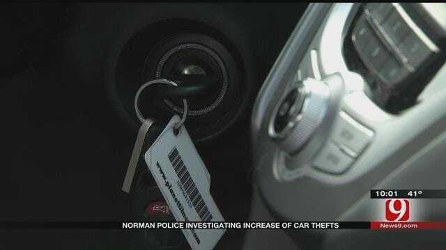 Norman Police Investigating Increase Of Car Thefts