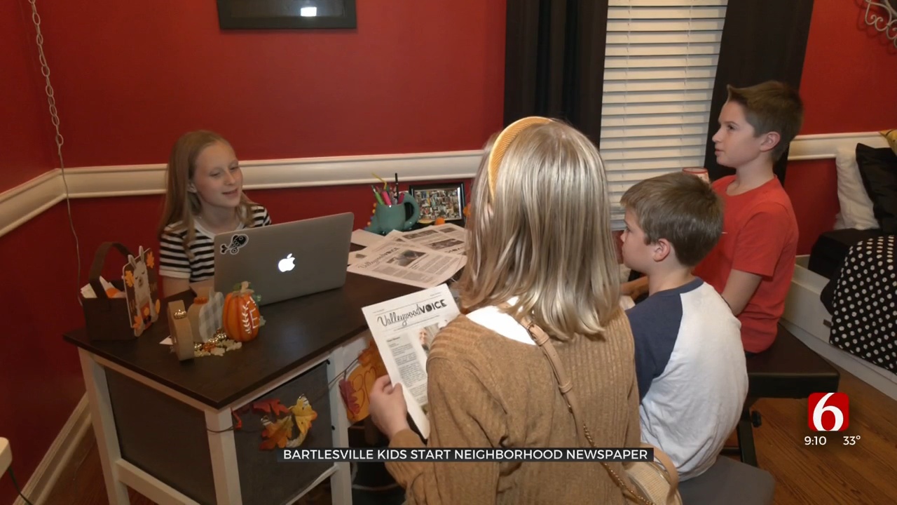 Bartlesville Kids Start Neighborhood Newspaper