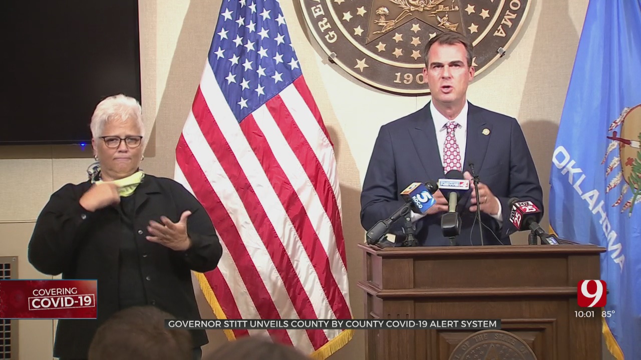 State Debuts New COVID-19 Alert System; Stitt Not Issuing Mask Mandate