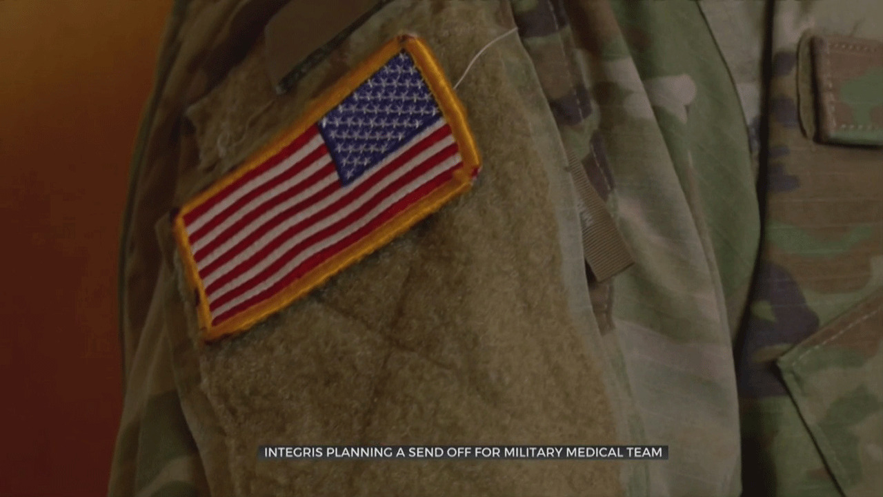 INTEGRIS Health Plans Send Off To Thank Military Medical Team