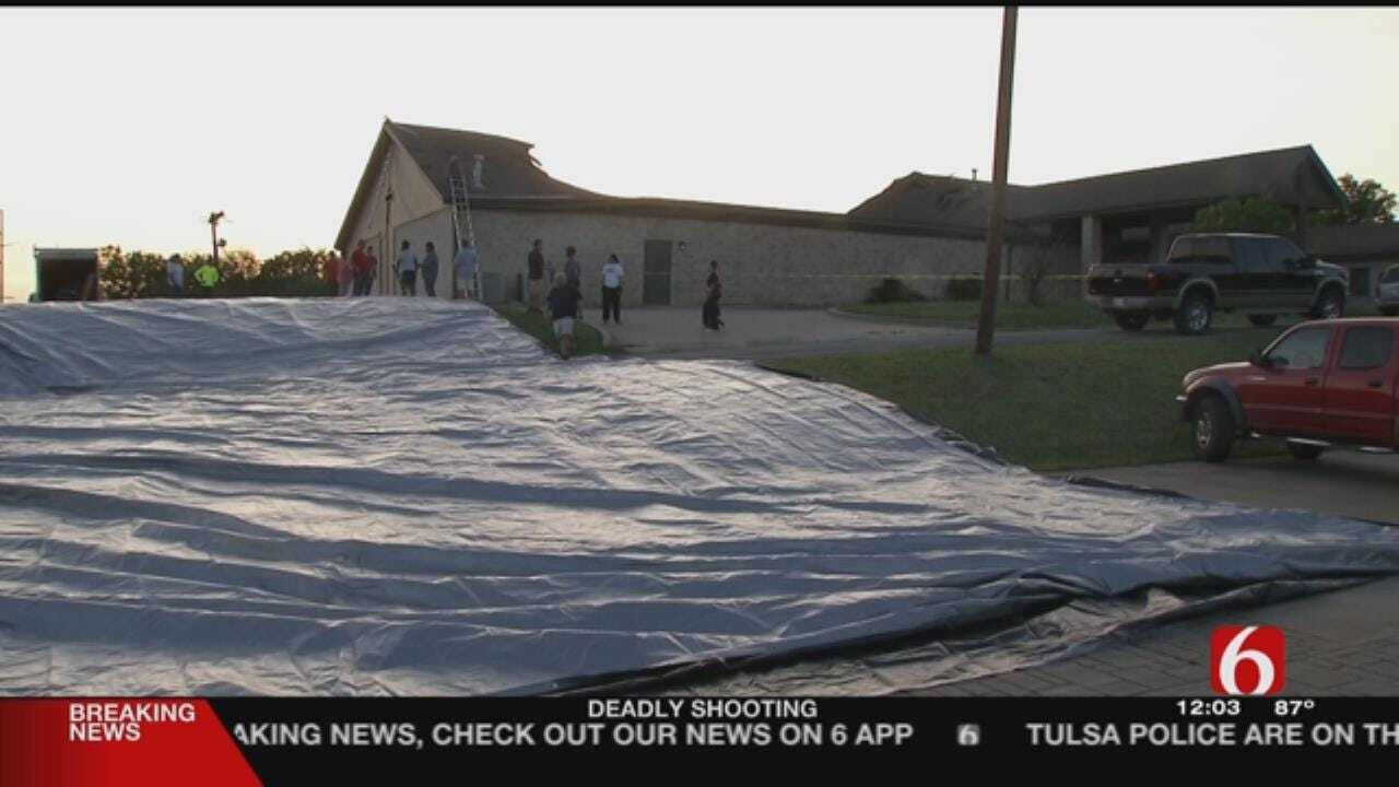 Sapulpa Church Will Continue Holding Service After Roof Collapse