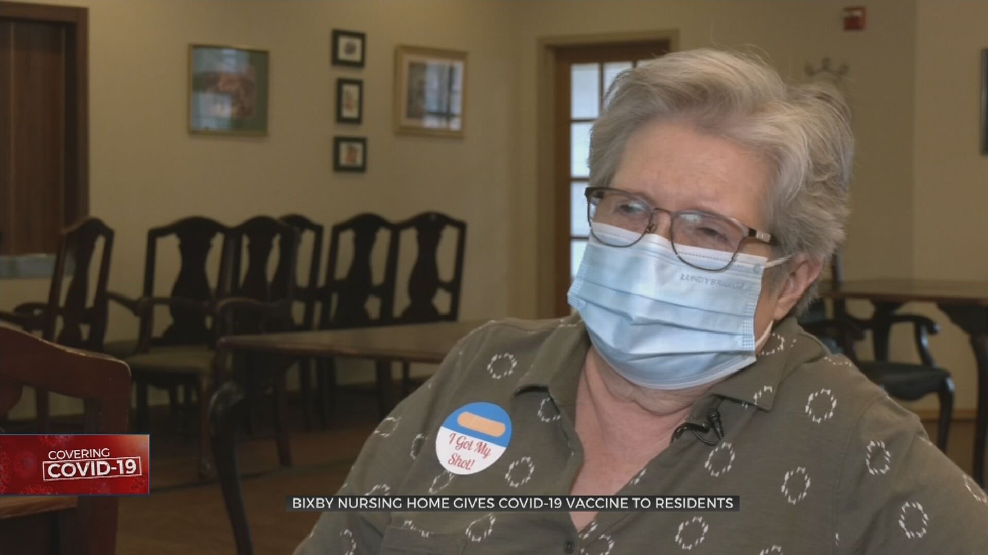 Bixby Nursing Home Gives COVID-19 Vaccine To Residents 