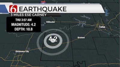 USGS Reports 4.0 Magnitude Earthquake In Lincoln County