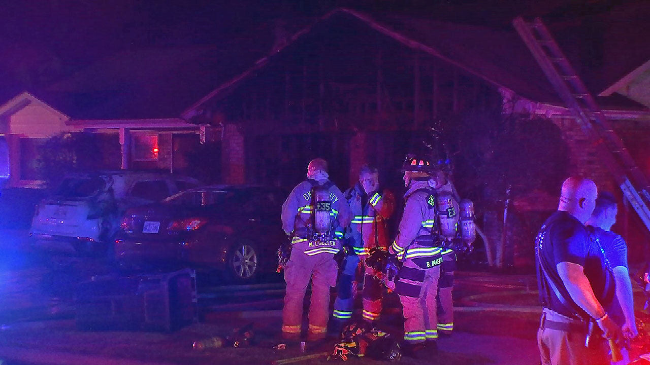 Oklahoma City Man Taken To Hospital After House Fire