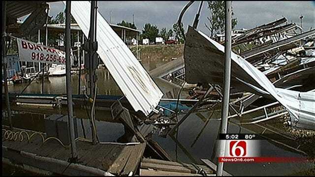 Grand Lake Marina Damaged, Owner Injured In Storm