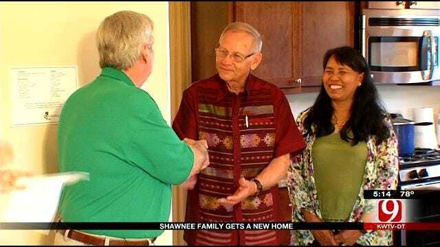 Shawnee Family Displaced By 2013 Tornado Receives New Home