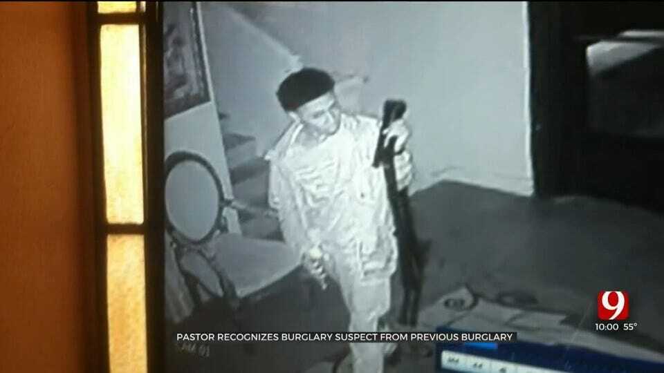 OKC Pastor Recognizes Burglary Suspect From Previous Church Burglary