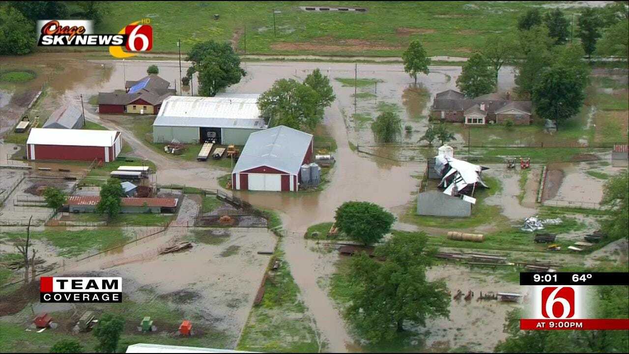 Flood Waters Creating Problems For Okmulgee County Residents