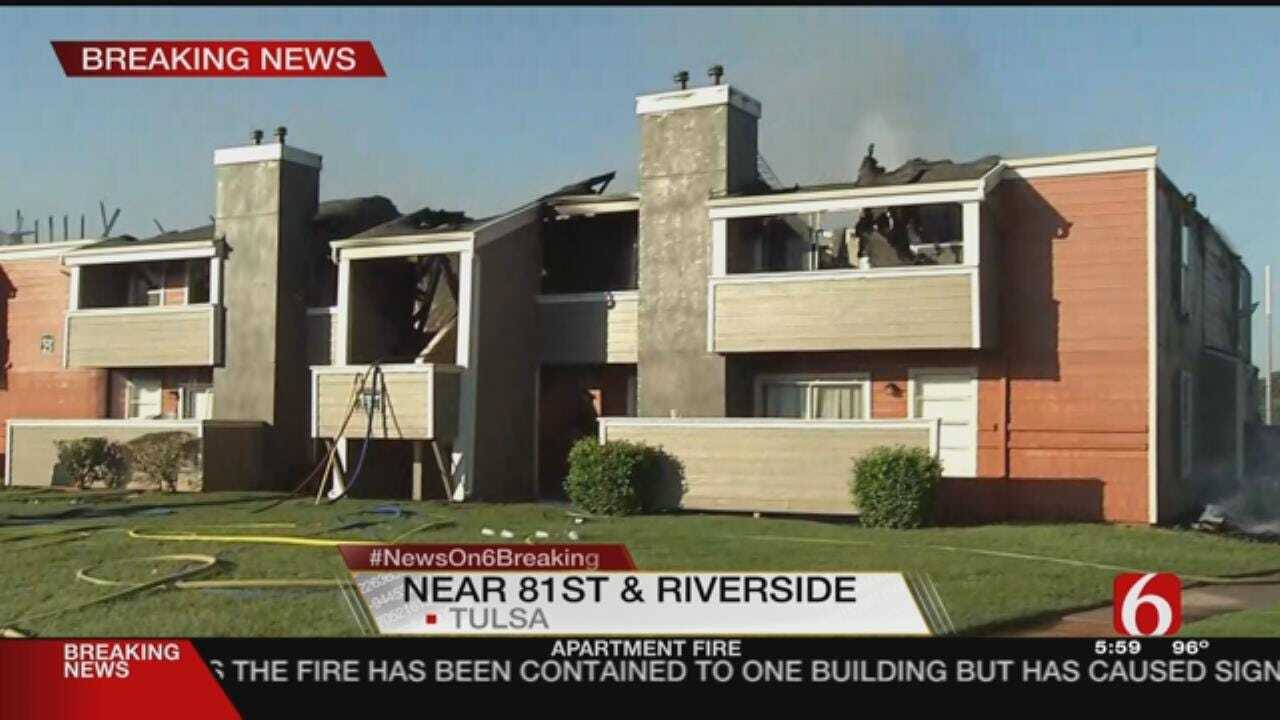 Fire Destroys 16 Units At Tulsa Apartment Complex