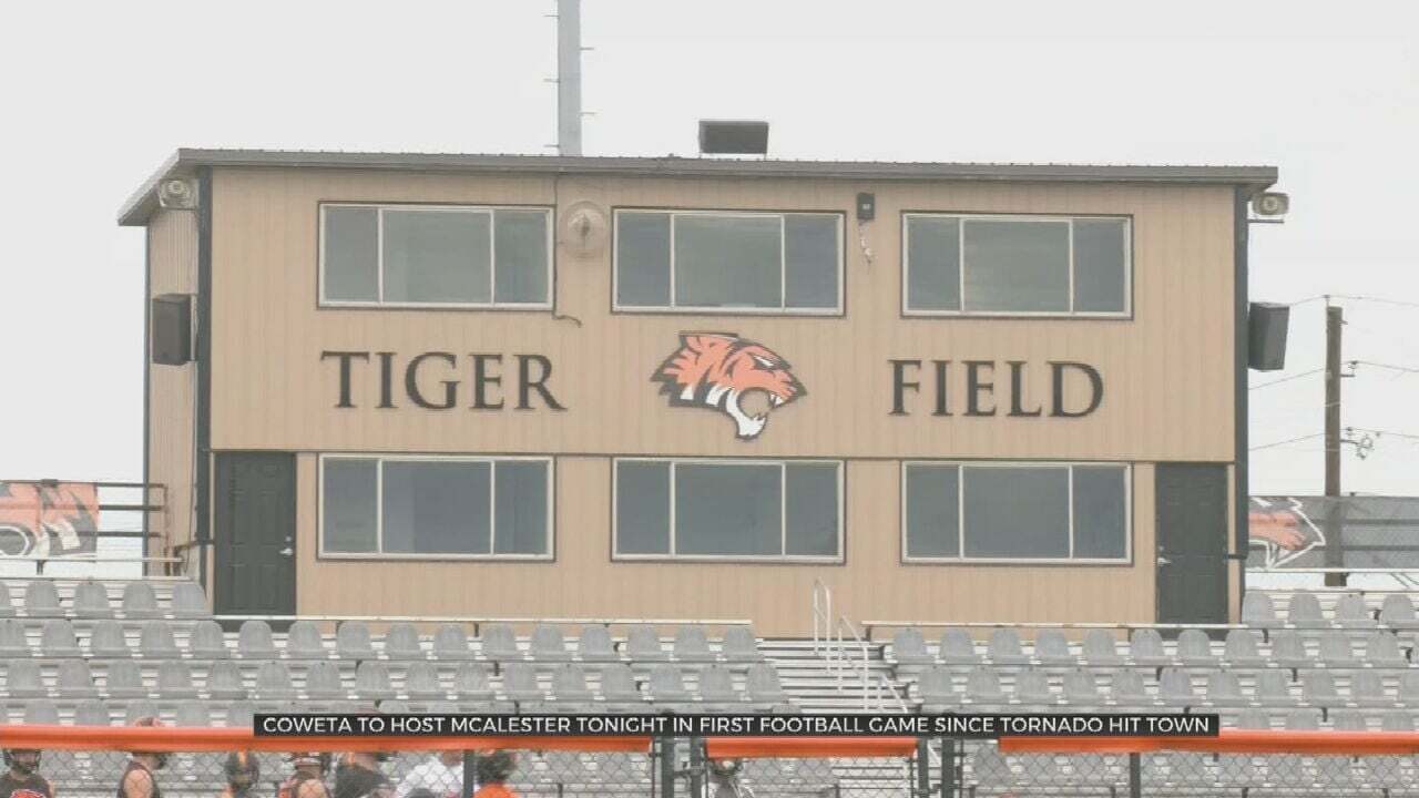 Coweta Football Field Ready For Play Days After Tornado Hits Town