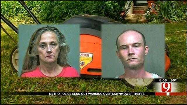 Mother-Son Duo Accused Of Stealing Lawn Mowers In OKC