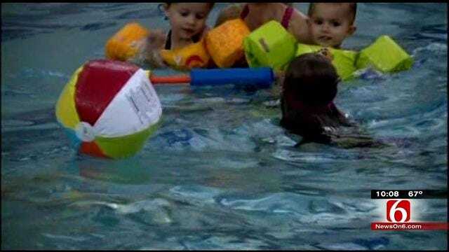 Tulsa School Sends Pool Away With Splash