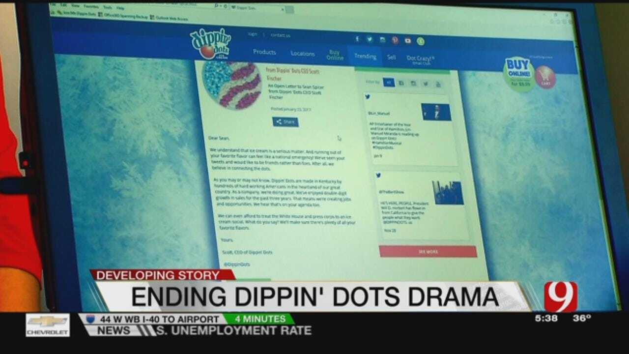 Dippin Dots Posts Open Letter to White House Press Secretary Sean Spicer
