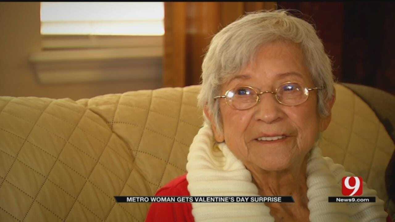 Elderly Metro Woman Gets Valentine’s Day Surprise