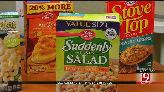 Medical Minute: Trans-Fats In Foods