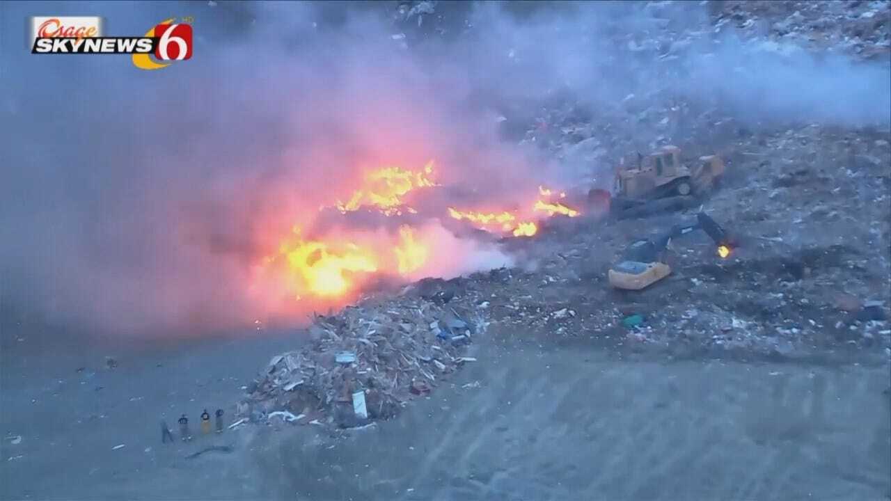 Osage SkyNews 6 HD: Fire At Creek County Dump