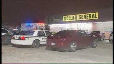 WEB EXTRA: Tulsa Police On The Scene Of The Dollar General Robbery