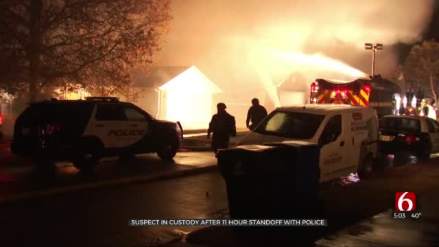 Police: Suspect In Custody After 11-Hour Standoff, Burned Innocent Couple’s Home 