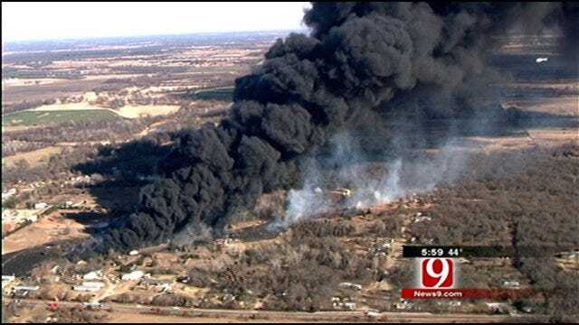 Homeowners Worry As Flames Near Homes