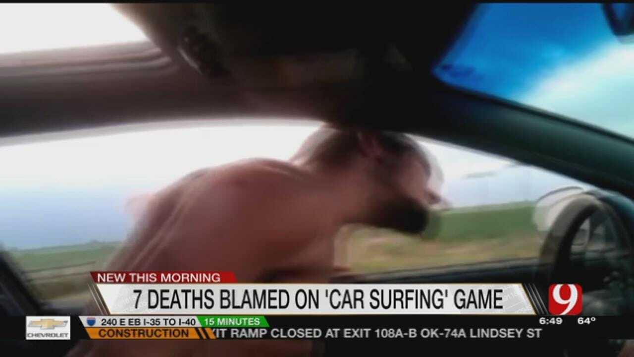 Authorities Warn Against Dangerous 'Car Surfing' Trend