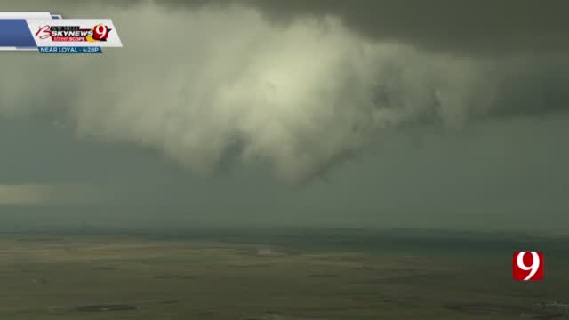 VIDEO: Bob Mills SkyNews 9 Captures Tornado Near Loyal, Okla.
