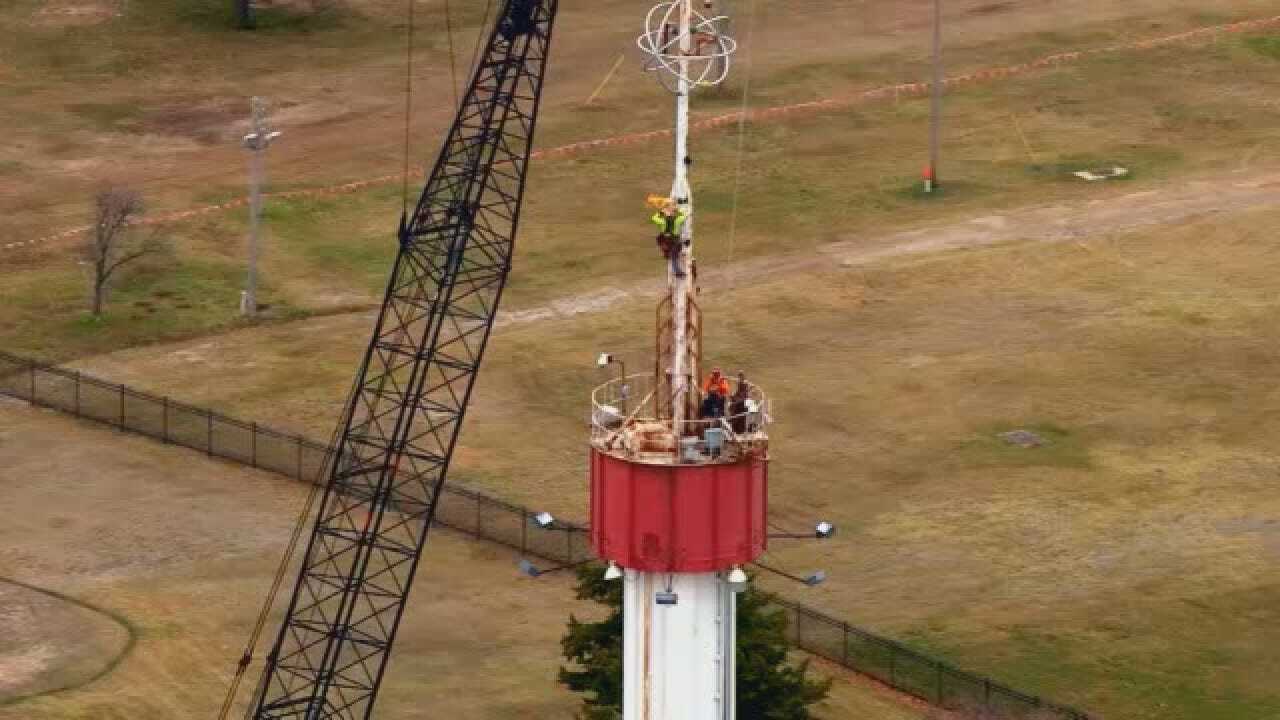 SN9 STATE FAIR SPACE NEEDLE DISMANTLE 11-8-18 for web.wmv