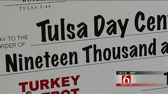 Tulsa's Day Center For The Homeless Gets Big Check