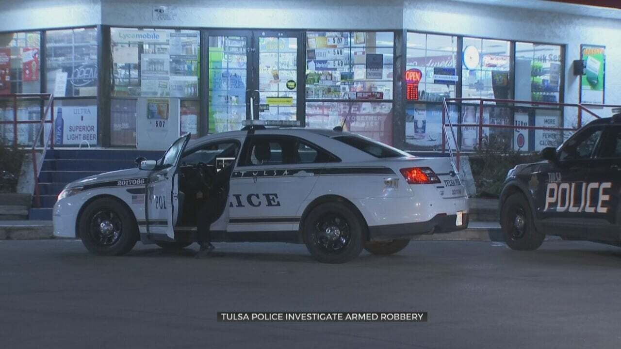 Police Investigate Overnight Armed Robbery At Tulsa Convenience Store 