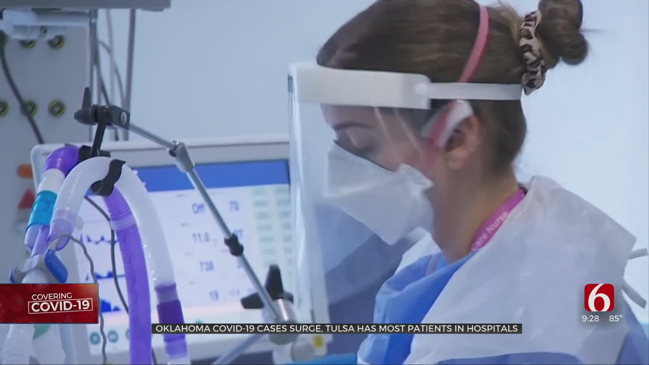 Oklahoma COVID-19 Cases Surge; Tulsa Has Most Patients In Hospitals