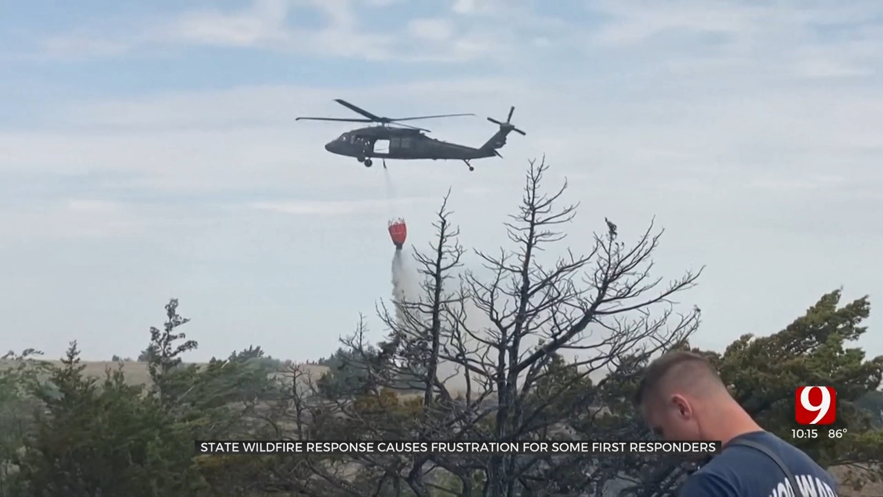 Fire Chief Says Faster Wildfire Air Support Could Have Prevented Mooreland Evacuation Orders 