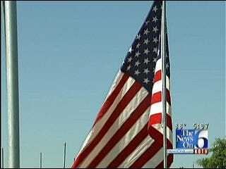 Flags Raised In Honor Of Oklahoma Veterans' Sacrifices