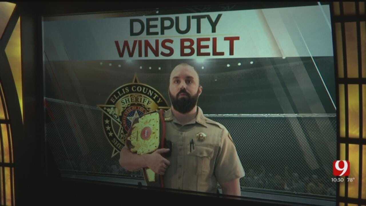 Ellis County Deputy Wins MMA Belt