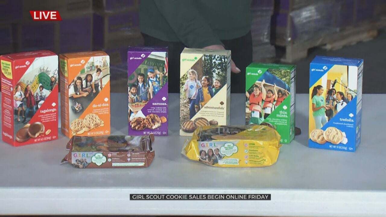 Watch: Girl Scouts Of Eastern Oklahoma Prepare To Kick Off Cookie Season