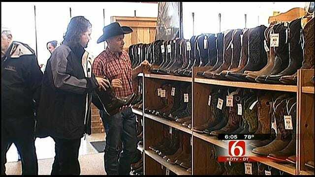 Musician Leaves Tulsa Without Accordion, But With New Boots