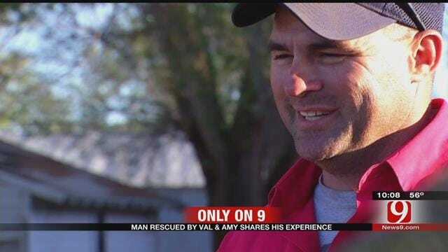 Only On 9: Man Rescued In Wildfire By Val And Amy Castor Shares Experience