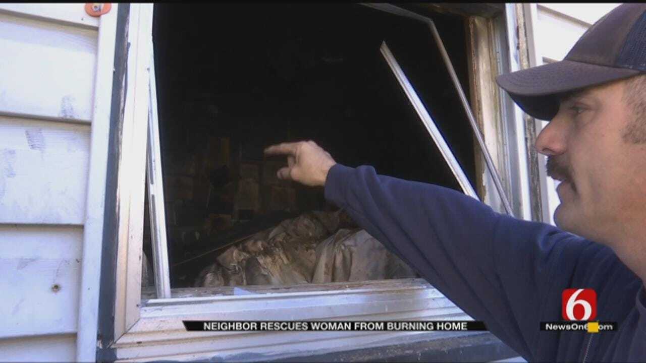 Neighbor Saves Tulsa Woman From Deadly House Fire