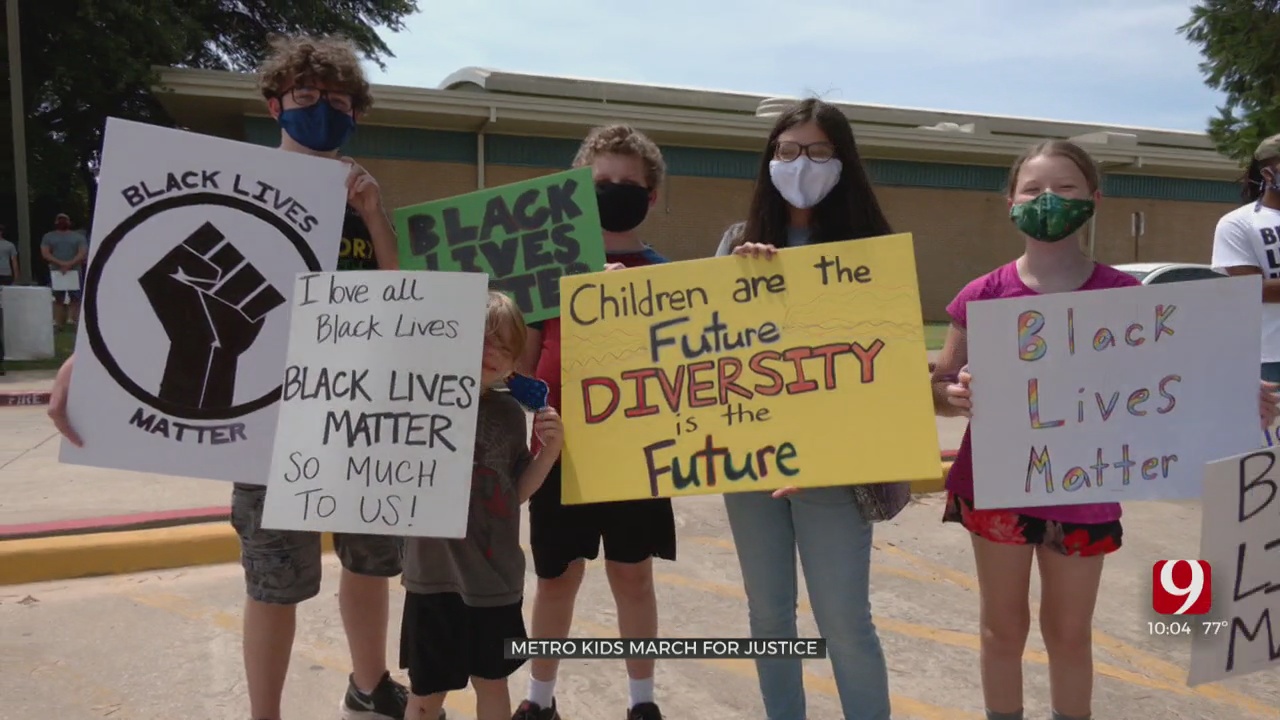 Kids Take Center Stage In BLM March 