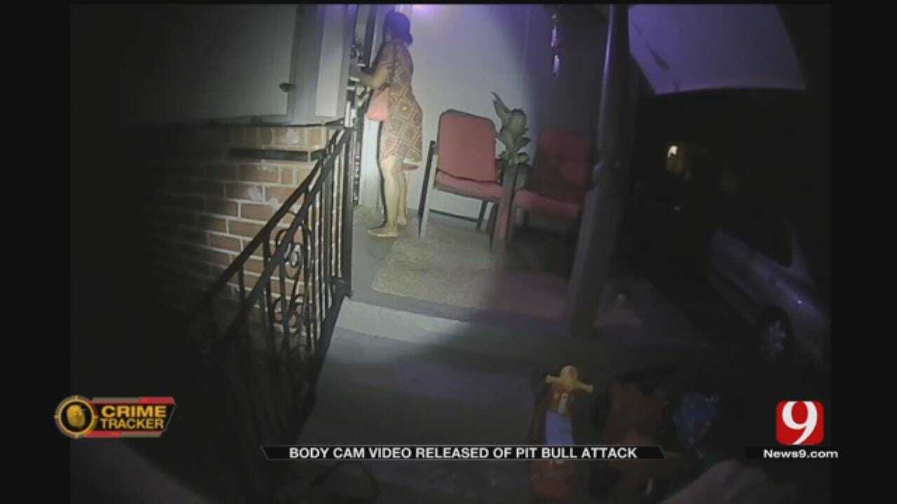 OCPD Releases Body Cam Video Of Pit Bull Attacking Officer