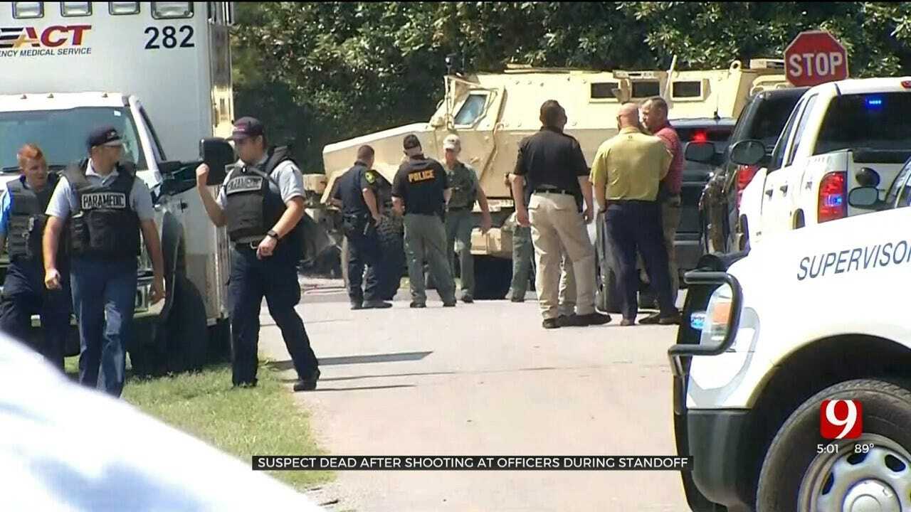 Suspect Dead Of Self-Inflicted Gunshot Wound Following Standoff In Shawnee